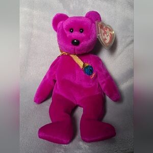 2000  TY Millennium Bear Beanie Baby